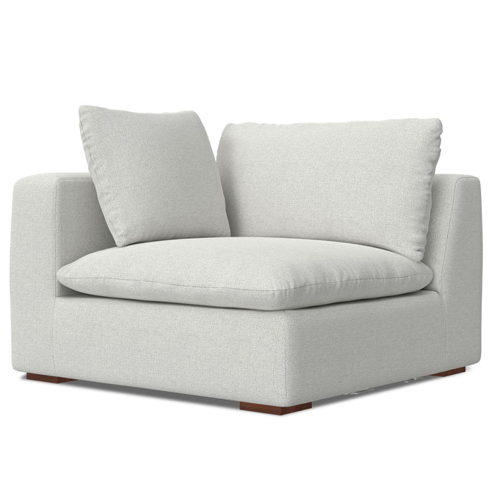 Jasmine - Left Arm Sofa Module - Gray Simpli-Home