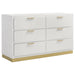 Sophia - 6 Drawer Dresser Furniture Max
