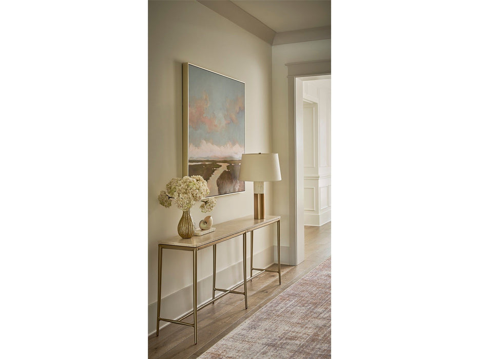 Velora - Amalfi Console - Beige / Desert Gold Universal Furniture