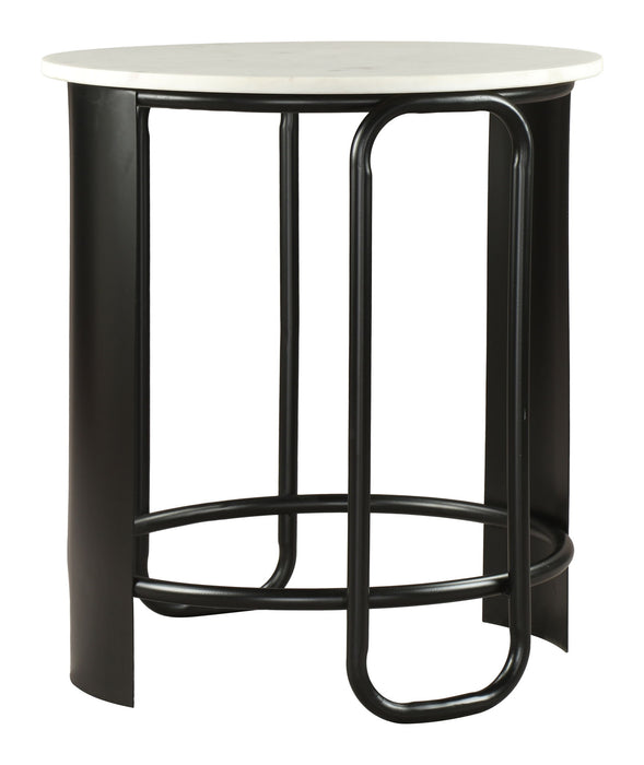 Obel - Side Table - Black / White Zuo Modern