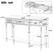 Retro Console Table With 3 Soft Close Drawers Noble House