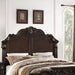Bed With Carved Details Home Essentials
