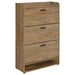 Claire - 3 Tier Shoe Cabinet - Brown Furniture Max