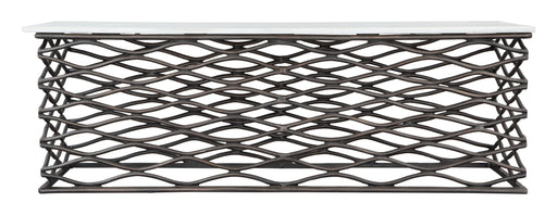 Duchess - Coffee Table - White / Antique Bronze Zuo Modern
