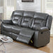 Modern Reclining Sofa With Pillow Arms And Headrest Home Essentials