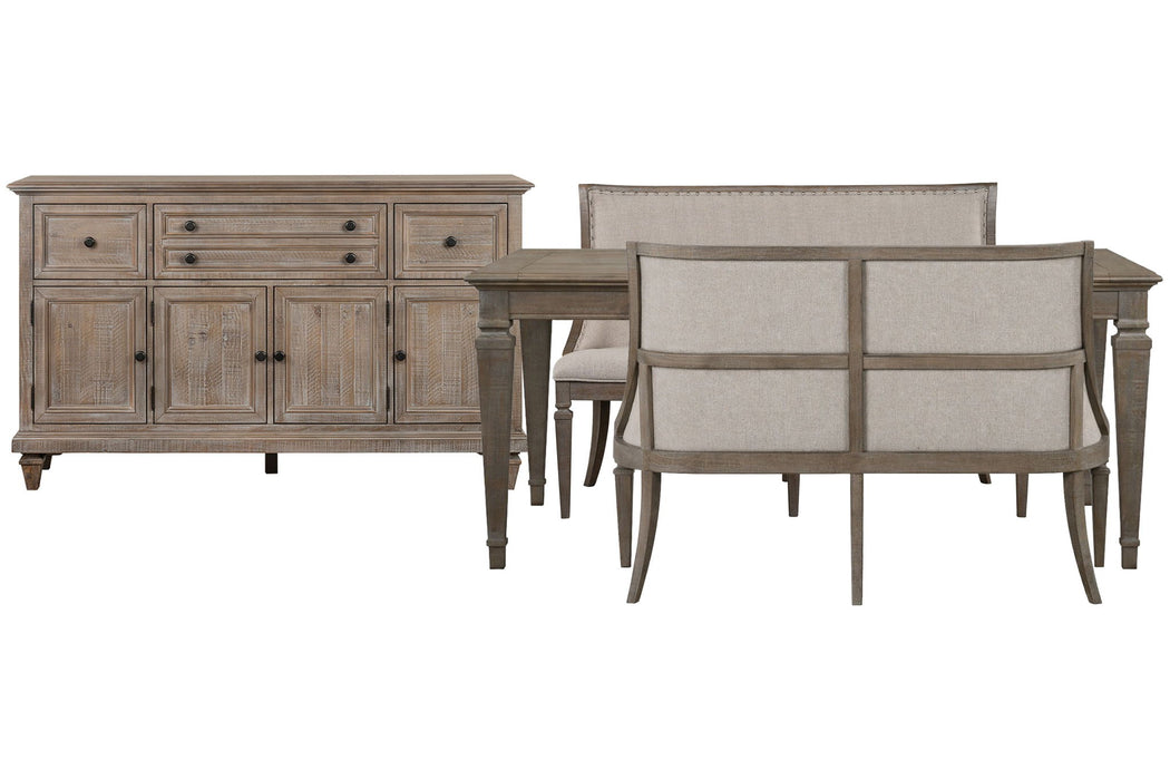 Lancaster - 4 Piece Extendable Rectangular Dining Table Set Magnussen Furniture