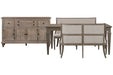 Lancaster - 4 Piece Extendable Rectangular Dining Table Set Magnussen Furniture