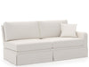 Filmore - Skirted Loveseat RAF, Special Order - White Universal Furniture