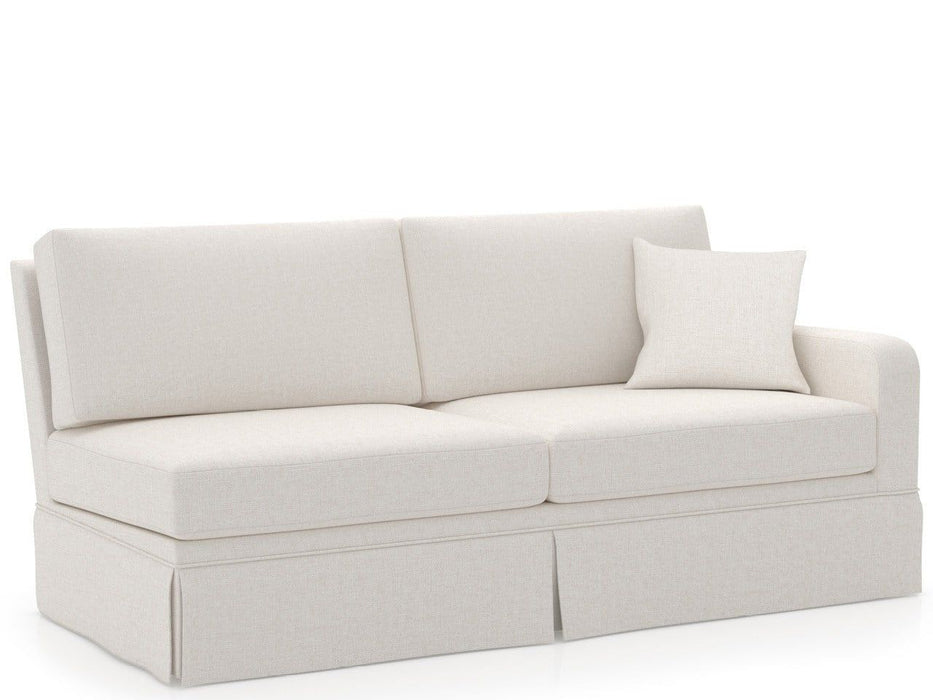 Filmore - Skirted Loveseat RAF, Special Order - White Universal Furniture