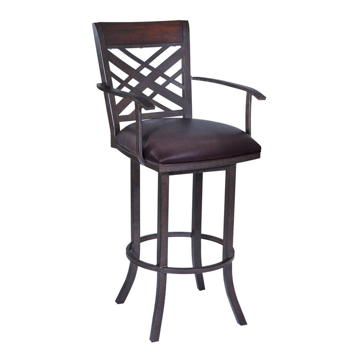 Counter Height Bar Chair - Brown