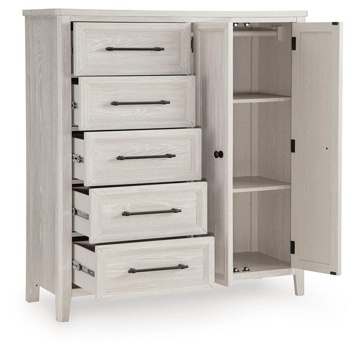 Darbonton - Door Chest - Dove White Signature Design by Ashley®