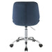 Muata - Office Chair - Twilight Blue Velvet & Chrome ACME