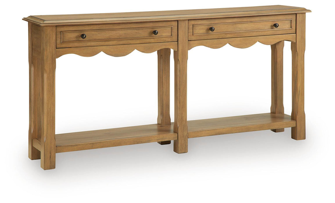 Whitmund - Console Sofa Table - Light Brown Signature Design by Ashley®