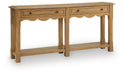 Whitmund - Console Sofa Table - Light Brown Signature Design by Ashley®
