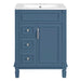 Bathroom Vanity With Sink, Compact Cabinet & 2 Drawers And Adjustable Shelf Hearth and Haven