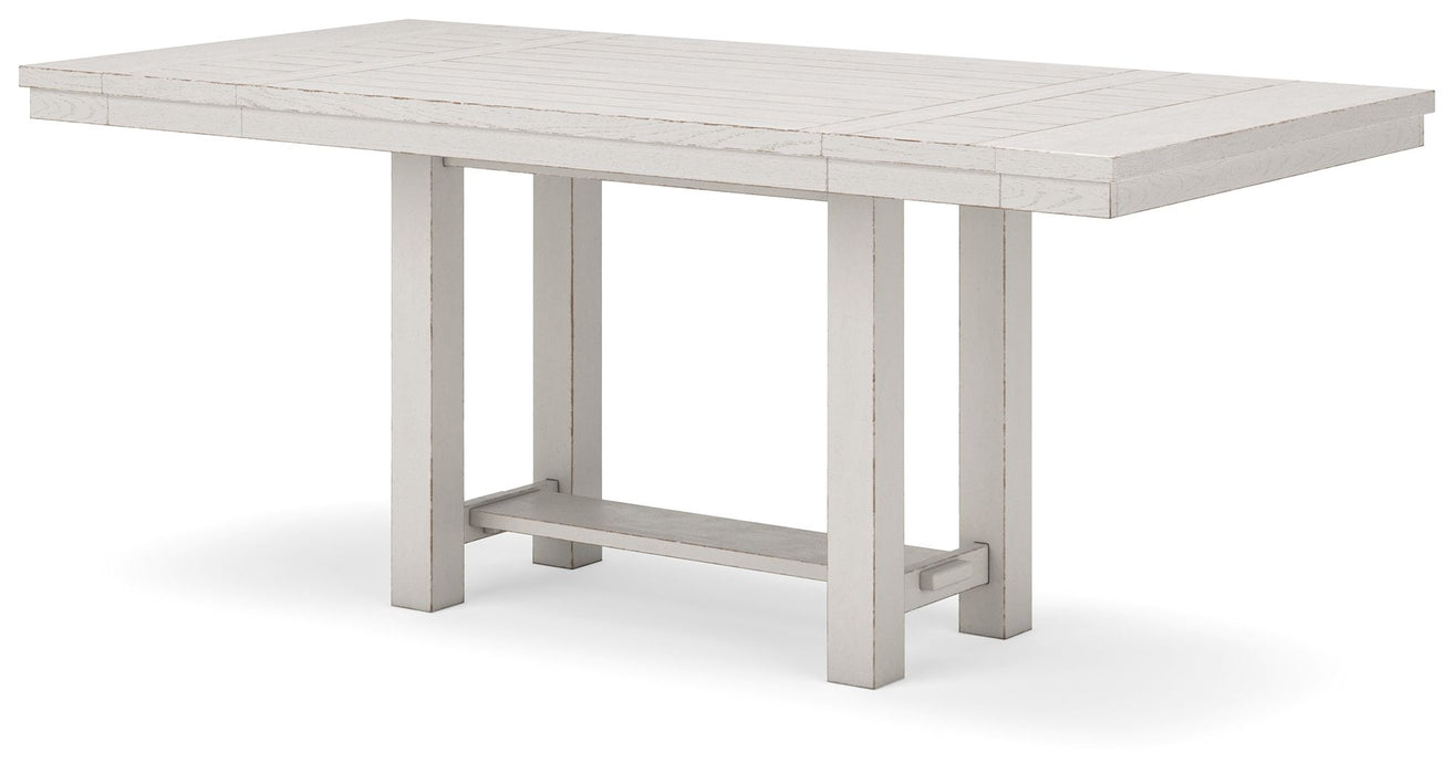Robbinsdale - Rectangular Counter Height Dining Extension Table Set Signature Design by Ashley®