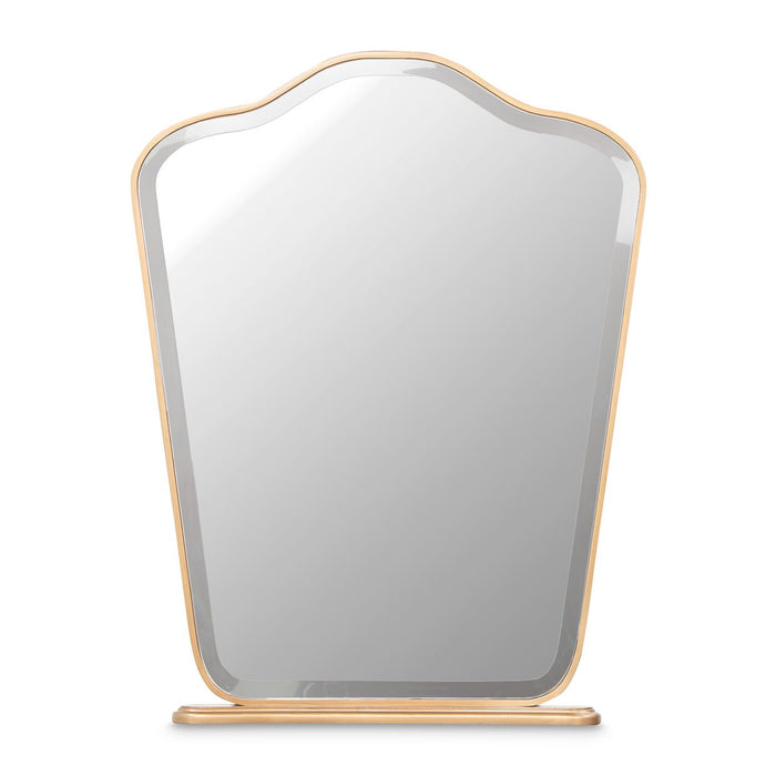 Camellia Field - Vanity Mirror - Antique Gold