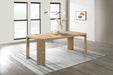 Magnus - Extendable Rectangular Dining Table - Oak Finish Lilola Home
