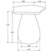 Trevor - Side Table With Cloud Shaped Top Furniture Max
