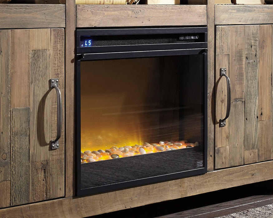 Entertainment Accessories - Fireplace Insert Glass/Stone - Black Signature Design by Ashley®