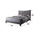 Venacha - Queen Bed - Gray Fabric ACME