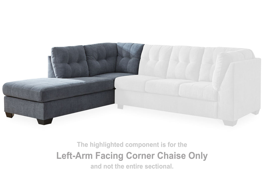 Marleton - Laf Corner Chaise - Denim Signature Design by Ashley®