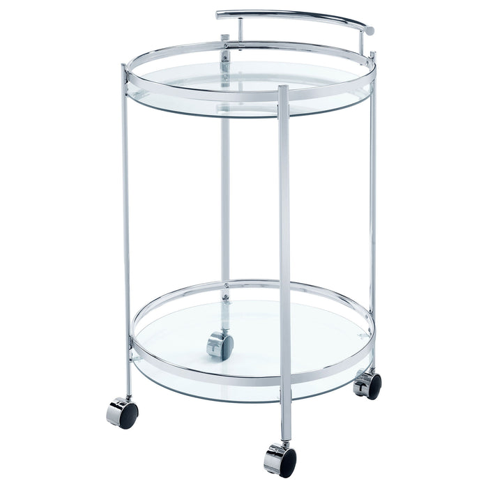 Osborne - Bar Cart - Chrome Furniture Max