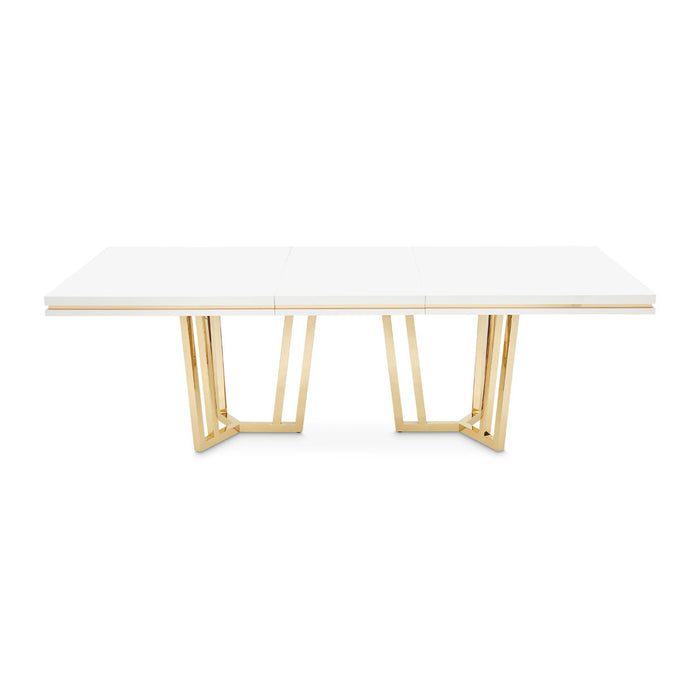 Palm Gate - Rectangular Dining Table - Cloud White