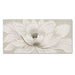 Lotus Flower Canvas Wall Art, Hand Painted Textured Floral Painting - Antique White Daily Nest