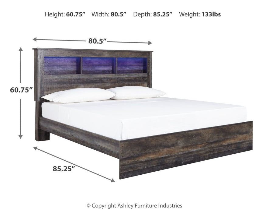 Drystan - Panel Bookcase Bed Signature Design by Ashley®