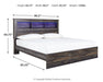 Drystan - Panel Bookcase Bed Signature Design by Ashley®