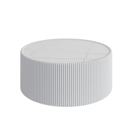 Cylindrical Coffee Table Home Essentials