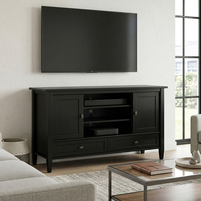 Warm Shaker - TV Media Stand Handcrafted Simpli-Home