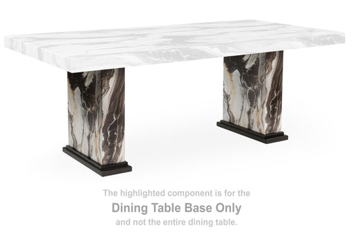 Jeshina - Rectangular Dining Room Table Base - Dark Brown Signature Design by Ashley®
