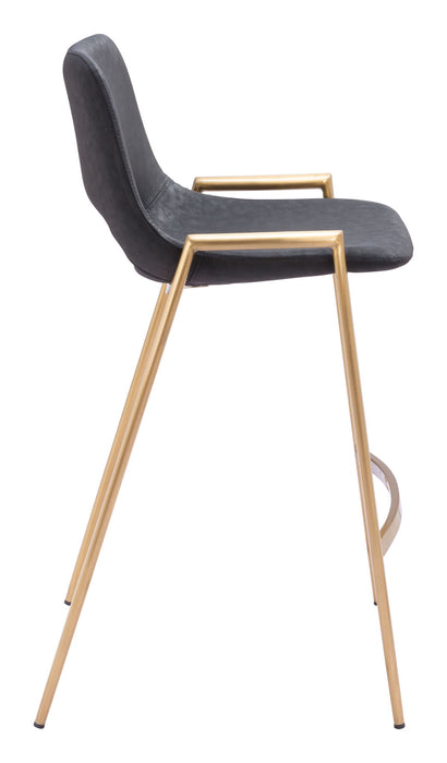 Desi - Counter Stool With Gold Legs (Set of 2) Zuo Modern