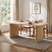 Rectangular Indoor Dining Table - Natural Noble House