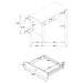 Benson - 2 Drawer Vanity Desk Makeup Table - Sand Furniture Max