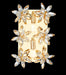 Michael Amini Lighting - Daisy Crystal Wall Sconce - Gold Michael Amini