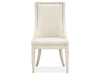 Newport - Dining Arm Chair With Upholstered Seat & Back (Set of 2) - Alabaster Magnussen Furniture