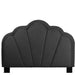 Bed With Floral Design Headboard And Built In LED Lighting Home Essentials