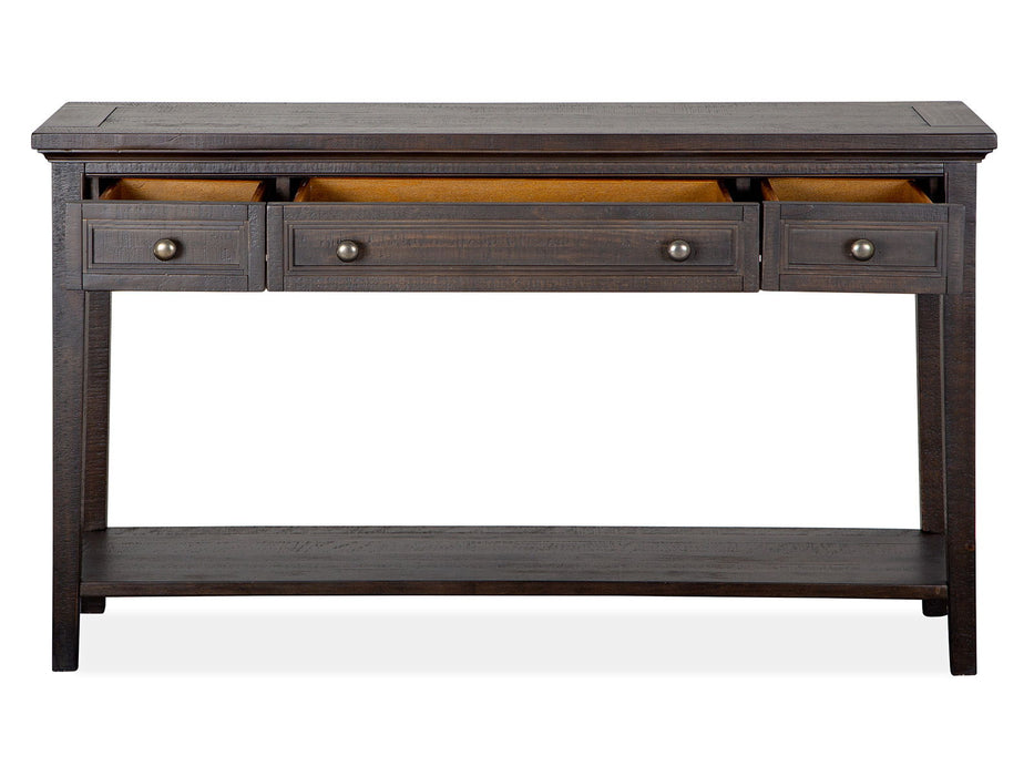 Westley Falls - Rectangular Sofa Table - Graphite Magnussen Furniture