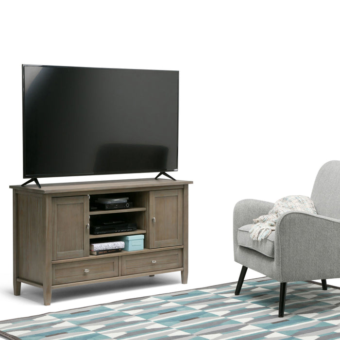 Warm Shaker - TV Media Stand Handcrafted Simpli-Home
