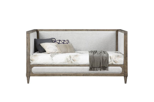 Artesia - Twin Daybed - Tan Fabric & Salvaged Natural ACME