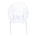 Dining Chair, Transparent Shell Design For Home (Set of 4) - White Home Essentials