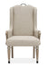 Marisol - Upholstered Host Arm Chair (Set of 2) - Fawn Magnussen Furniture