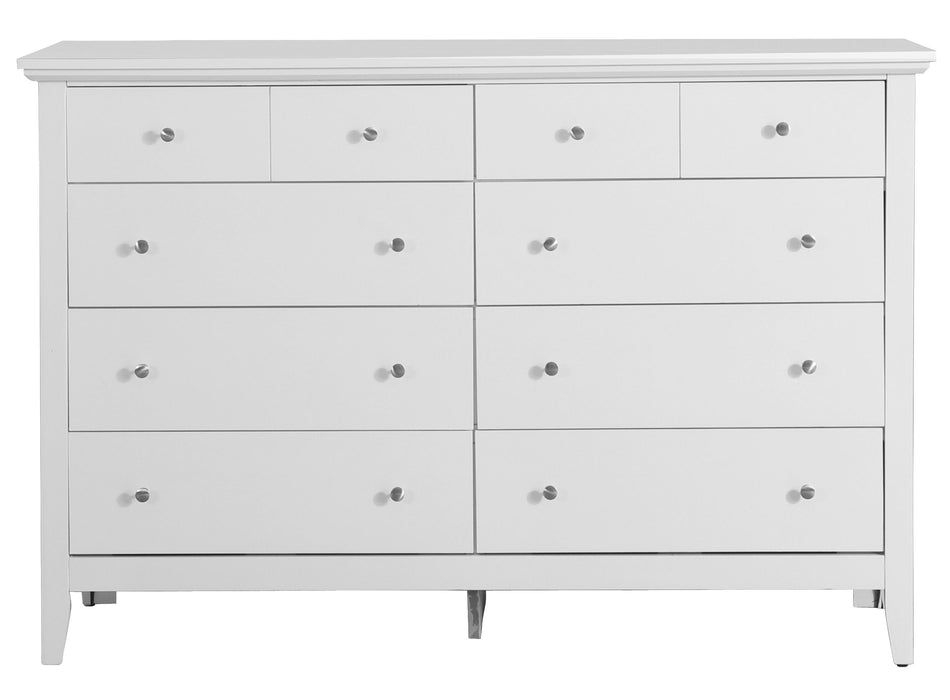 Glory Furniture Hammond Dresser, White