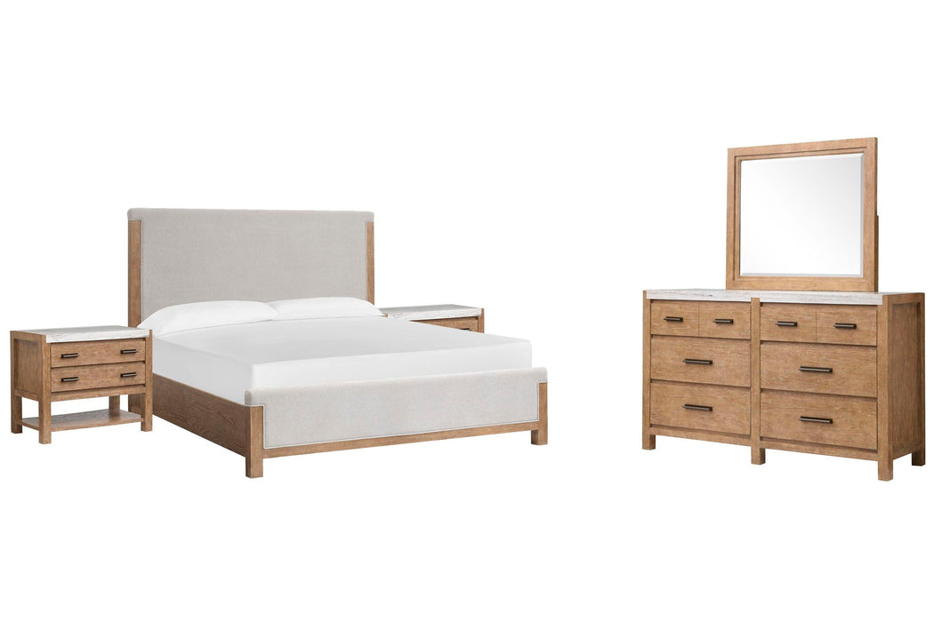 Plum Creek - Upholstered Panel Bedroom Set Magnussen Furniture