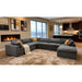 Custom Configuration Modular Sectional & Toss Pillows Home Essentials