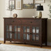 Artisan - Large 4 Door Sideboard Buffet - Russet Brown Simpli-Home