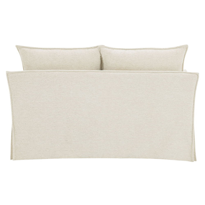 Shane - Loveseat With 2 Pillows - Beige Linen ACME